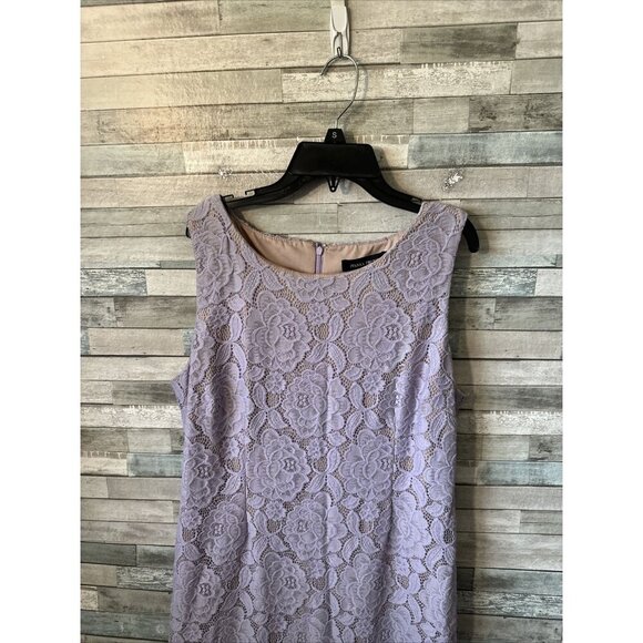 Women’s Ivanka Trump Dress Floral Lavender Purple Plus Size 16 - Picture 6 of 16